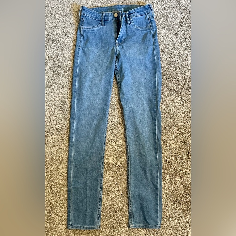 Denim skinny jeans